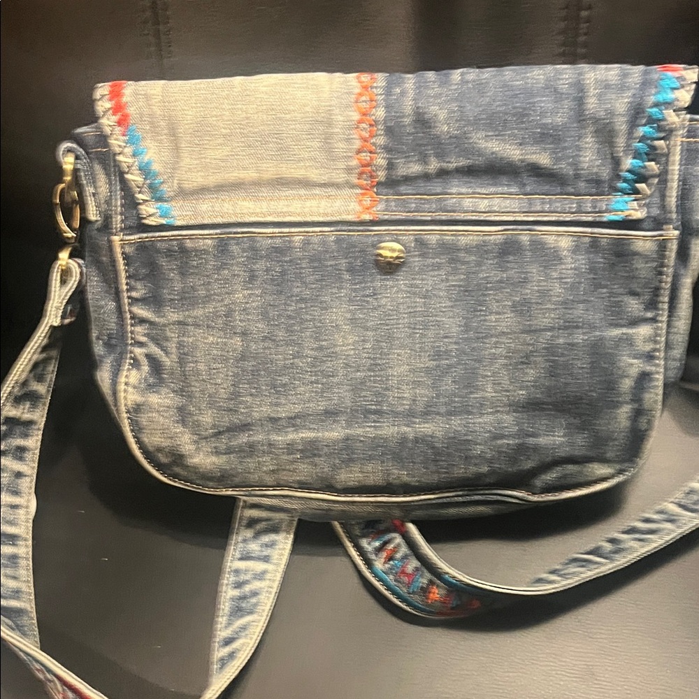 Patricia Nash Multicolor Patchwork Crossbody Bag … - image 3